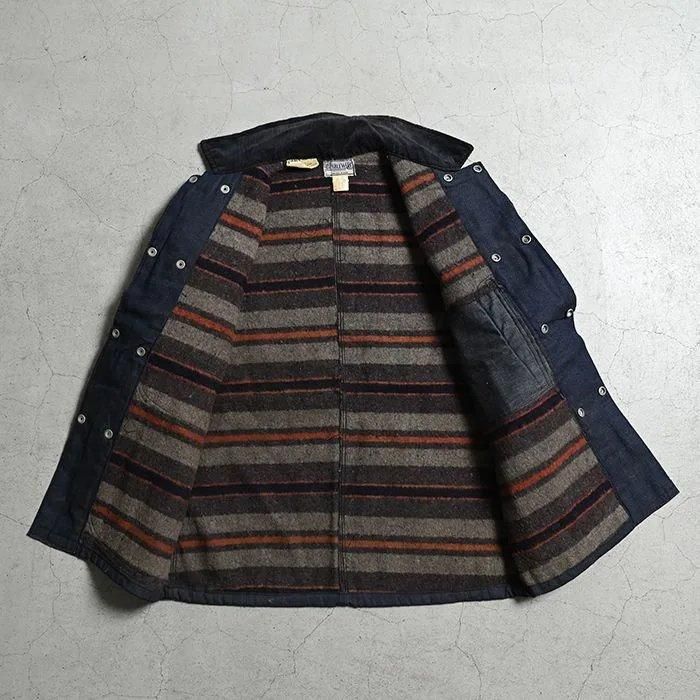 DUBBLE WARE DENIM COVERALL WITH BLANKET（SZ 38/DEADSTOCK） - 古着