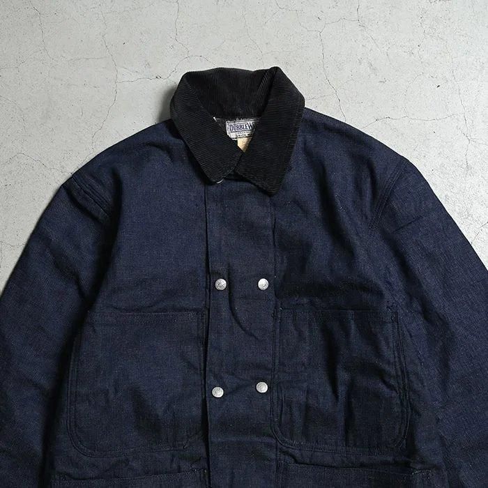 ジャケット・アウター DUBBLE WARE 60's vintage denim coverall DUBBLE WARE DENIM COVERALL WITH BLANKET（SZ 38/DEADSTOCK） - 古着