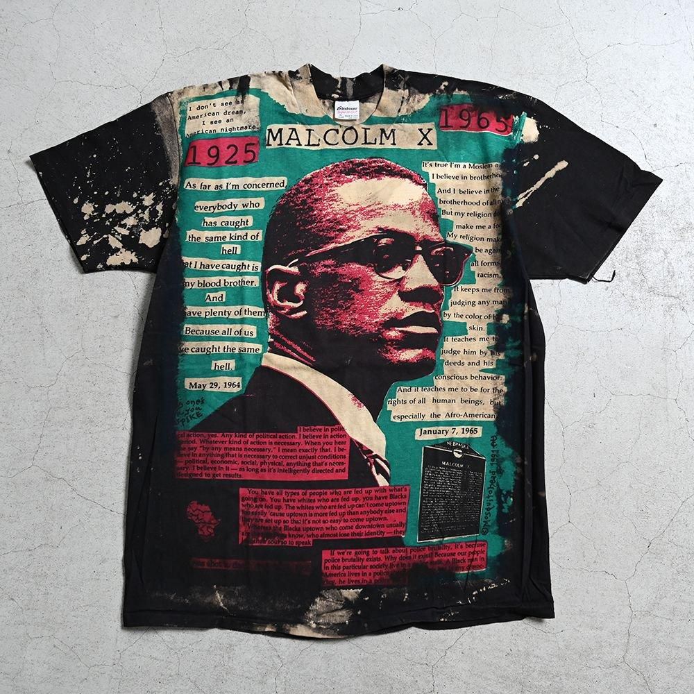 MOSQUITOHEAD ”MALCOLM X” T-SHIRT（DEADSTOCK/X-LARGE） - 古着屋 ｜  mushroom(マッシュルーム) ヴィンテージクロージングストア