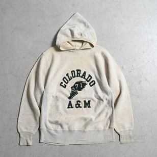 CHAMPION REVERSE WEAVE HOODY1950'S/UNUSUAL DETAIL/LARGE