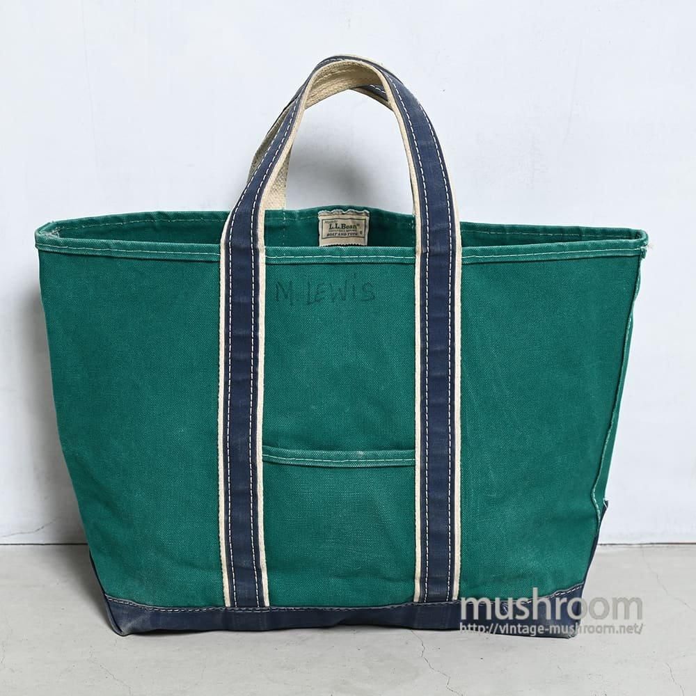 L.L.BEAN DELUXE TOTE（80'S/GRN×NVY/GOOD CONDITION） - 古着屋 