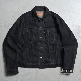 LEVI'S 70506-0259 BLACK DENIM JACKET（SZ 42R/VERY GOOD CONDITION）