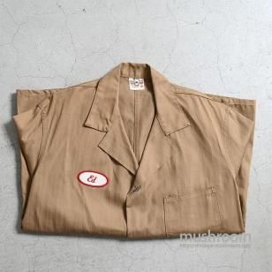 DETROIT BRAND BROWN HBT 3-POCKET WORK JACKET（SZ 46/DEADSTOCK）