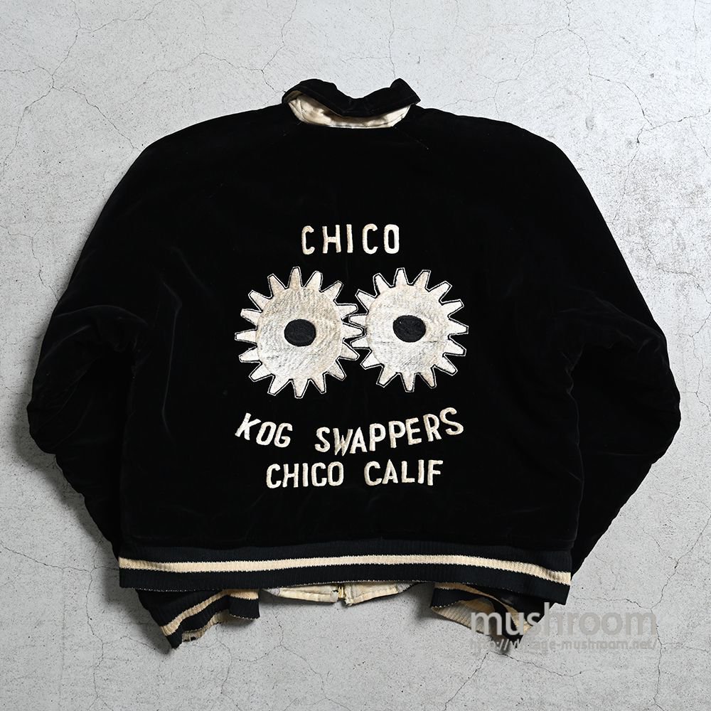 CHICO CLIF. KOG SWAPPERS SOUVENIR JACKETUNUSUAL EMBROIDERY
