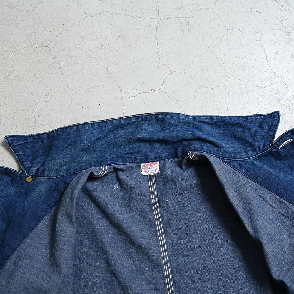 FREELAND DENIM COVERALL（1940'S/DARK COLOR/SZ 44） - 古着屋