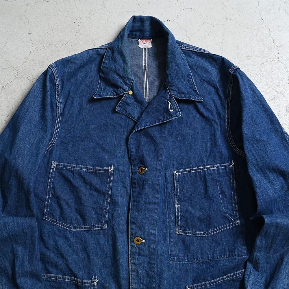 40s FreeLand ビンテージデニムカバーオール free land 40s FreeLand ビンテージデニムカバーオール free land - メルカリ