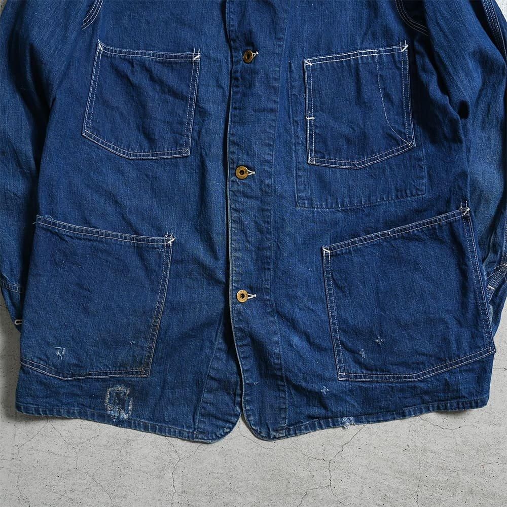 40s FreeLand ビンテージデニムカバーオール free land 楽天市場】古着 50年代 FREE LAND デニムカバーオール メンズS
