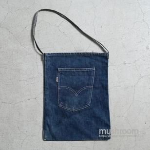 LEVI'S BIGE DENIM BAGWHITE TAB/DARK COLOR
