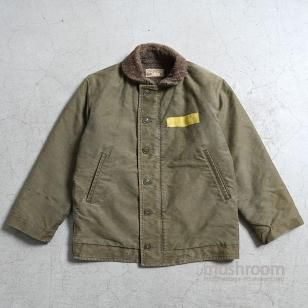U.S.NAVY N-1 DECK JACKET WITH STENCILSZ 38/GOOD CONDITION