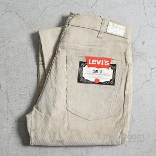 LEVI'S 518-1722 BIGE SLIM FITS CORDUROY PANTSW32L30/DEADSTOCK