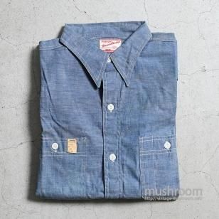 MW Homesteader CHAMBRAY WORK SHIRTSZ 16/DEADSTOCK 