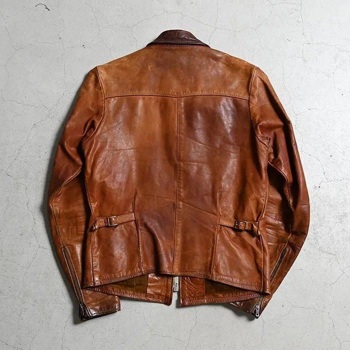 EAST WEST LEATHER JACKET（GOOD CONDITION） - 古着屋