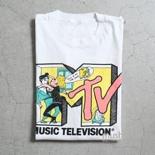 OLD MTV T-SHIRT1980'S/GOOD CONDITION/BIG SIZE