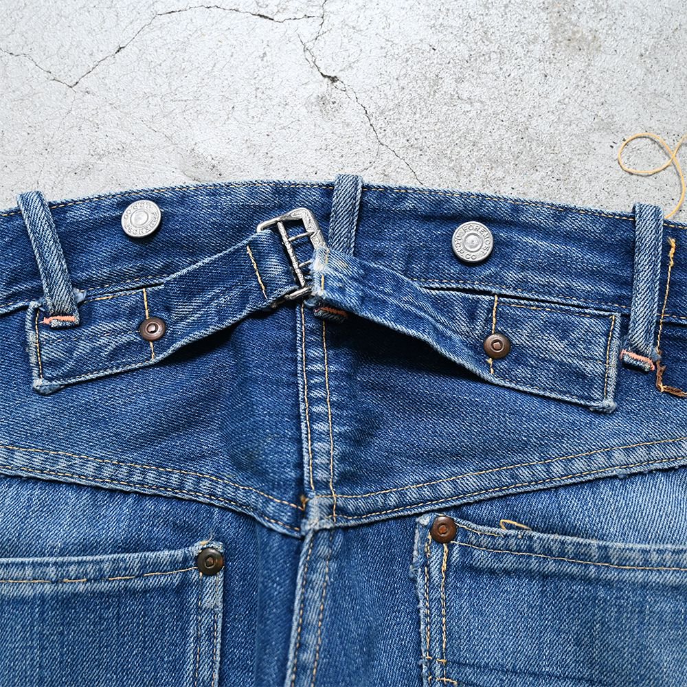 JCP.CO FOREMOST JEANS WITH BUCKLEBACK（AMAZING REPAIR） - 古着屋 ｜  mushroom(マッシュルーム)　ヴィンテージクロージングストア