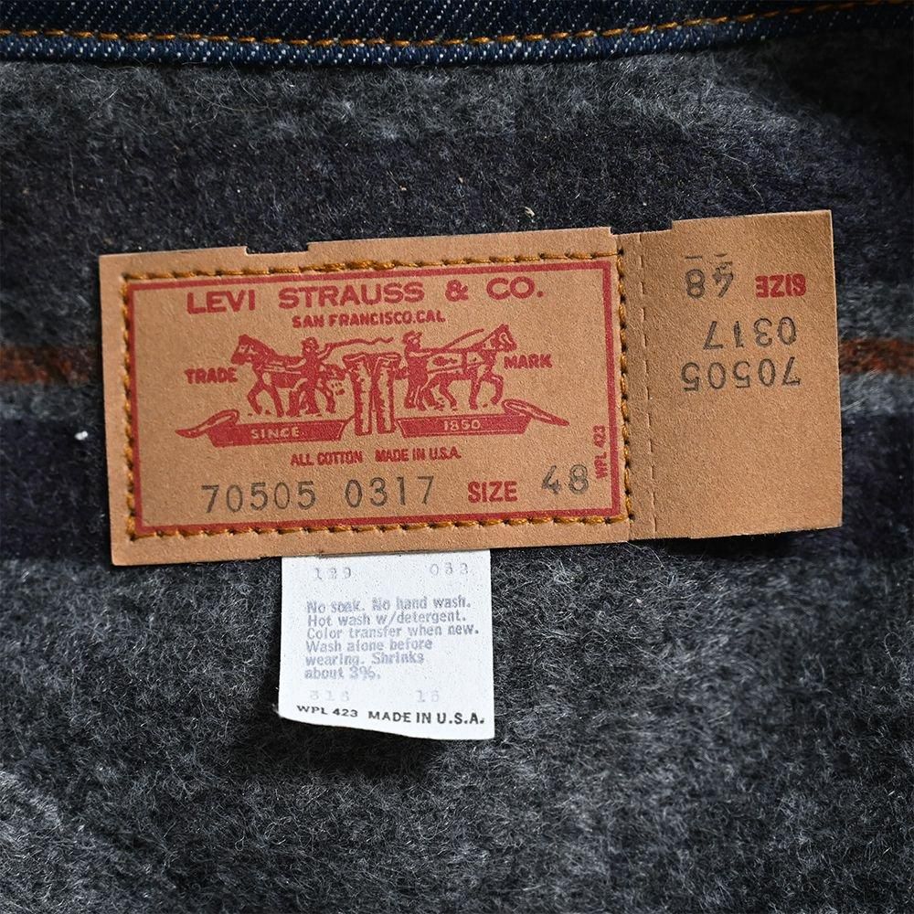 79年製 Deadstock デッドストック Levi's 70505-0317