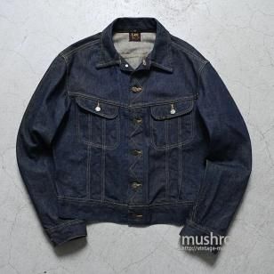 Lee 101-J DENIM JACKET1950'S/JUST-WASHED/SZ 42