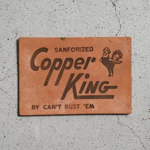 COPPER KING by CAN'T BUST'EM LEATHER PATCHDEADSTOCK