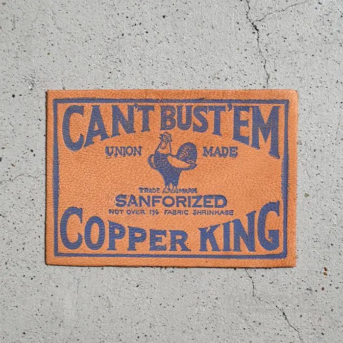 CAN'T BUST'EM COPPER KING LEATHER PATCHDEADSTOCK