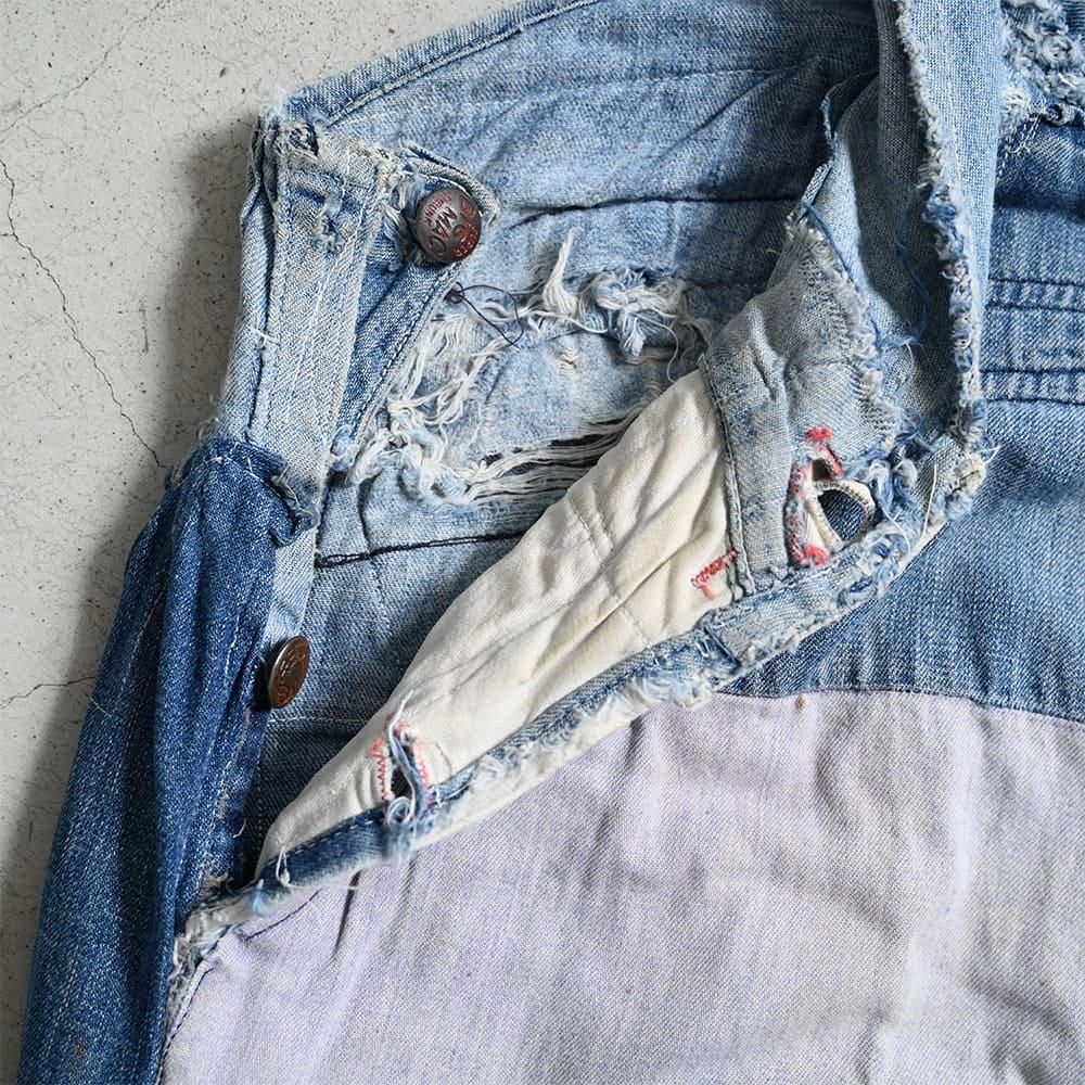 RED BALL DENIM OVERALL（1950'S/AMAZING REPAIR） - 古着屋