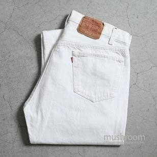 LEVI'S 501-0651 WHITE JEANS'88/GOOD CONDITION/W38L32