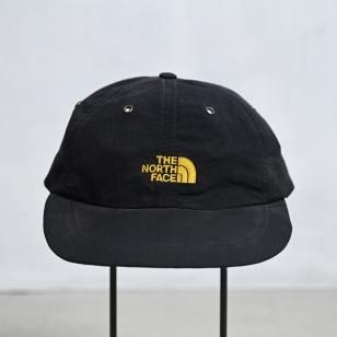 THE NORTH FACE BLACK NYLON CAP1990'S/GOOD CONDITION