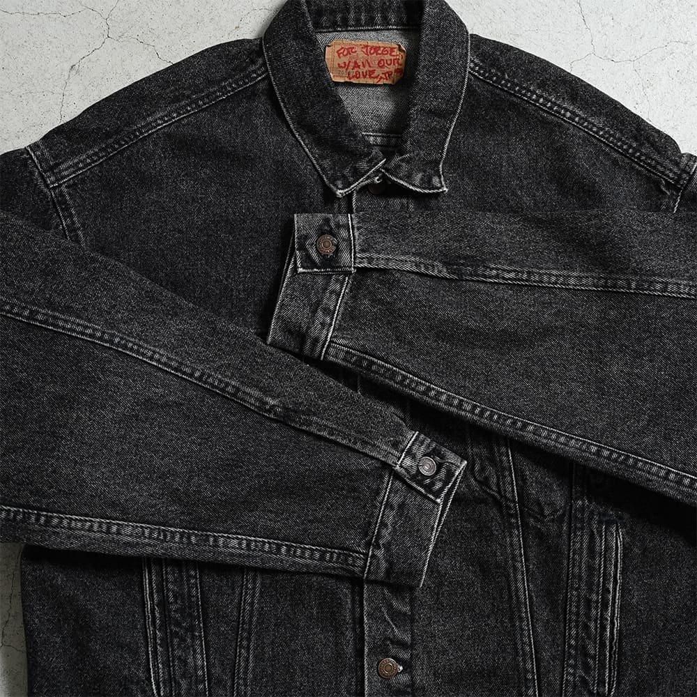 LEVI'S 70507-4858 BLACK DENIM JACKET（X-LARGE/MINT CONDITION