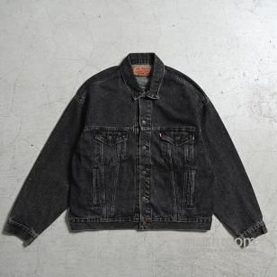 LEVI'S 70507-4858 BLACK DENIM JACKETX-LARGE/MINT CONDITION