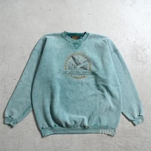 EDDIE BAUER LOGO PRINT S/V SWEAT SHIRT1990'S/XX-LARGE