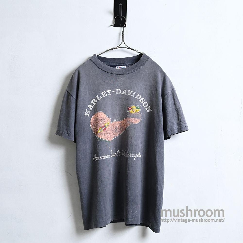 HARLEY-DAVIDSON T-SHIRT（1980'S/SUPER FADE/LARGE） - 古着屋