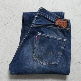 LEVI'S 501XX JEANS WITH LEATHER PATCHʡ46 MODEL/GOOD CONDITION