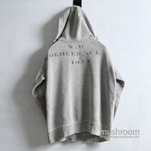 OLD S/F AFTER HOODY SWEAT SHIRT WITH STENCILSZ 42