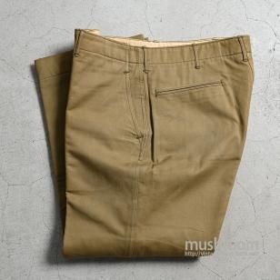 U.S.ARMY CHINO TROUSERS WITH BLANKET'41/ALMOST DEADSTOCK/W36