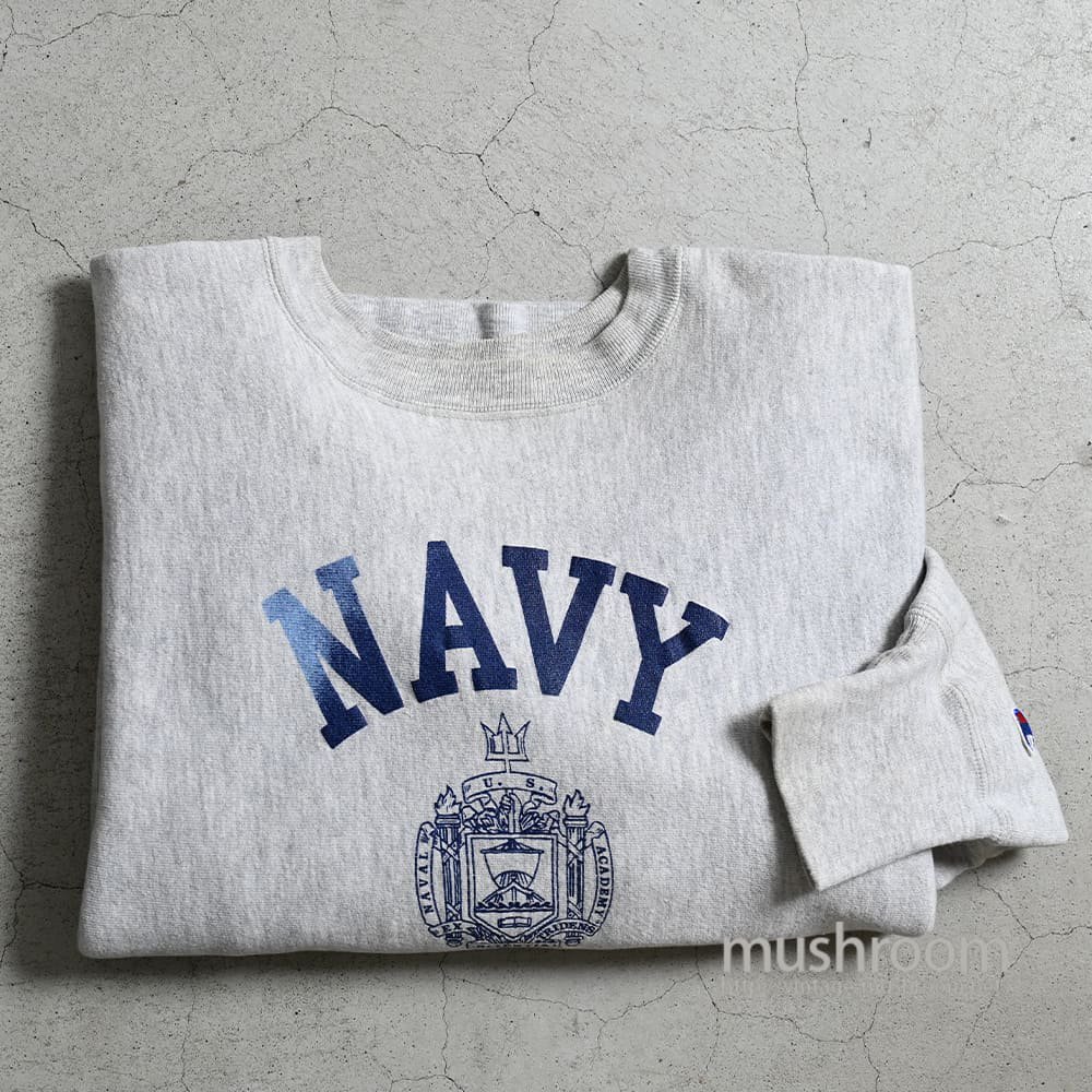 CHAMPION NAVY REVERSE WEAVE（1980'S/GOOD CONDITION/LARGE） - 古着屋 ｜  mushroom(マッシュルーム) ヴィンテージクロージングストア