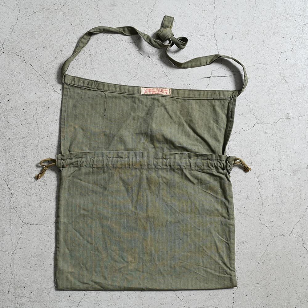 WW2 AMERICAN RED CROSS HBT APRON BAG（VERY GOOD CONDITION