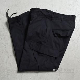U.S.MILITARY BLACK 357 BDU PANTS'97/SMALL-X-SHORT/DEADSTOCK 