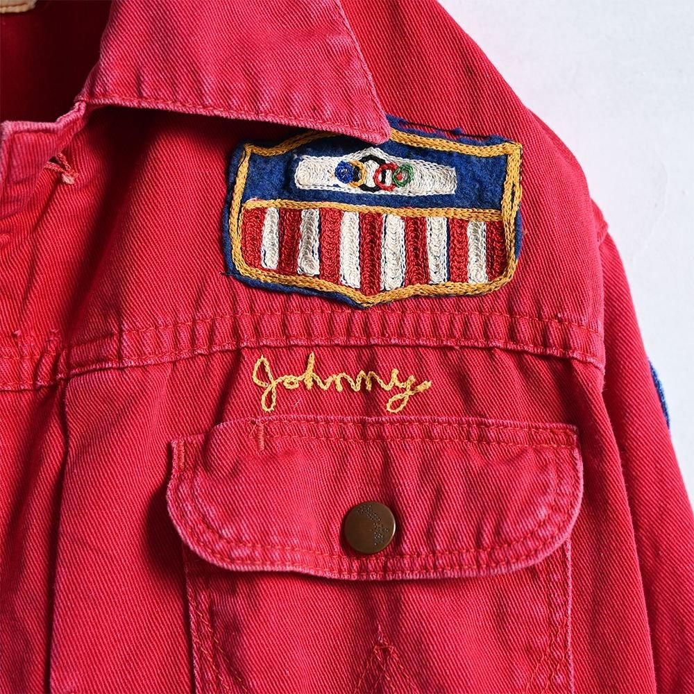 WRANGLER 12MJZ CHAMPION JACKET WITH PATCH(1950'S/SZ 40 WRANGLER 12MJZ CHAMPION JACKET WITH PATCH(1950'S/SZ 40