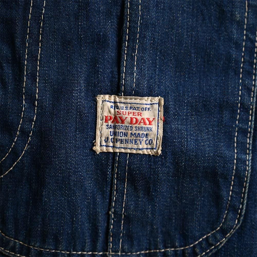 SUPER PAY DAY DENIM COVERALL（DARK COLOR & GOOD CONDITION