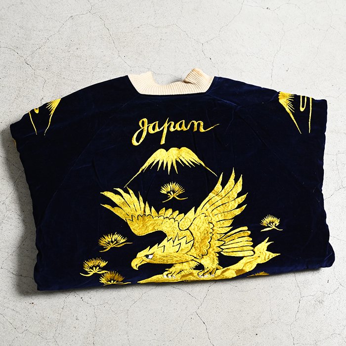 JAPAN SOUVENIR JACKET with GOLD EMBROIDERYDEADSTOCK