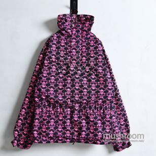 LIFE'S A BEACH SKULL PATTERN P/O NYLON JACKETMEDIUM/GOOD CONDITION