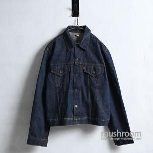 LEVI'S 70505-0217 BIGE DENIM JACKETBIG SIZE/DARK COLOR