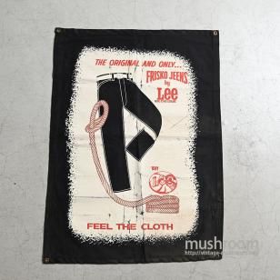 Lee FRISCO JEANS ADVERTISING BANNER1950'S/GOOD CONDITION