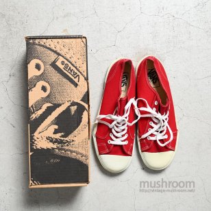 VANS PLIMSOLL CANVAS SHOES with BOXALMOST DEADSTOCK/US 9