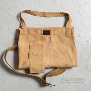 Lee BROWN DUCK WORK APRON1930'S/HOUSE MARK