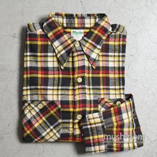 PILGRIM L/S FLANNEL WORK SHIRT1950'S/DEADSTOCK/SZ 16