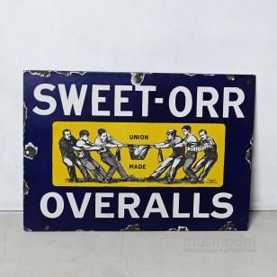 SWEET-ORR ADVERTISING METAL SIGNAround 1940'S