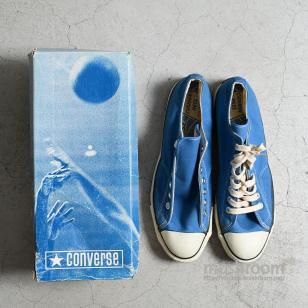 CONVERSE COACH LT.BLUE CANVAS SHOES with BOX1970'S/DEADSTOCK/US 10