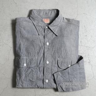 BIG BUCK GRAY CHAMBRAY WORK SHIRTMINT CONDITION/SZ 16