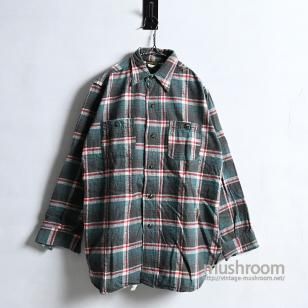 MONITOR L/S FLANNEL WORK SHIRT1940'S/MINT CONDITION