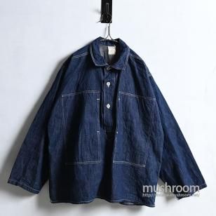 U.S.ARMY DUNGAREE DENIM JUMPER with C.C.C. STENCILJUST-WASHED/MEDIUM