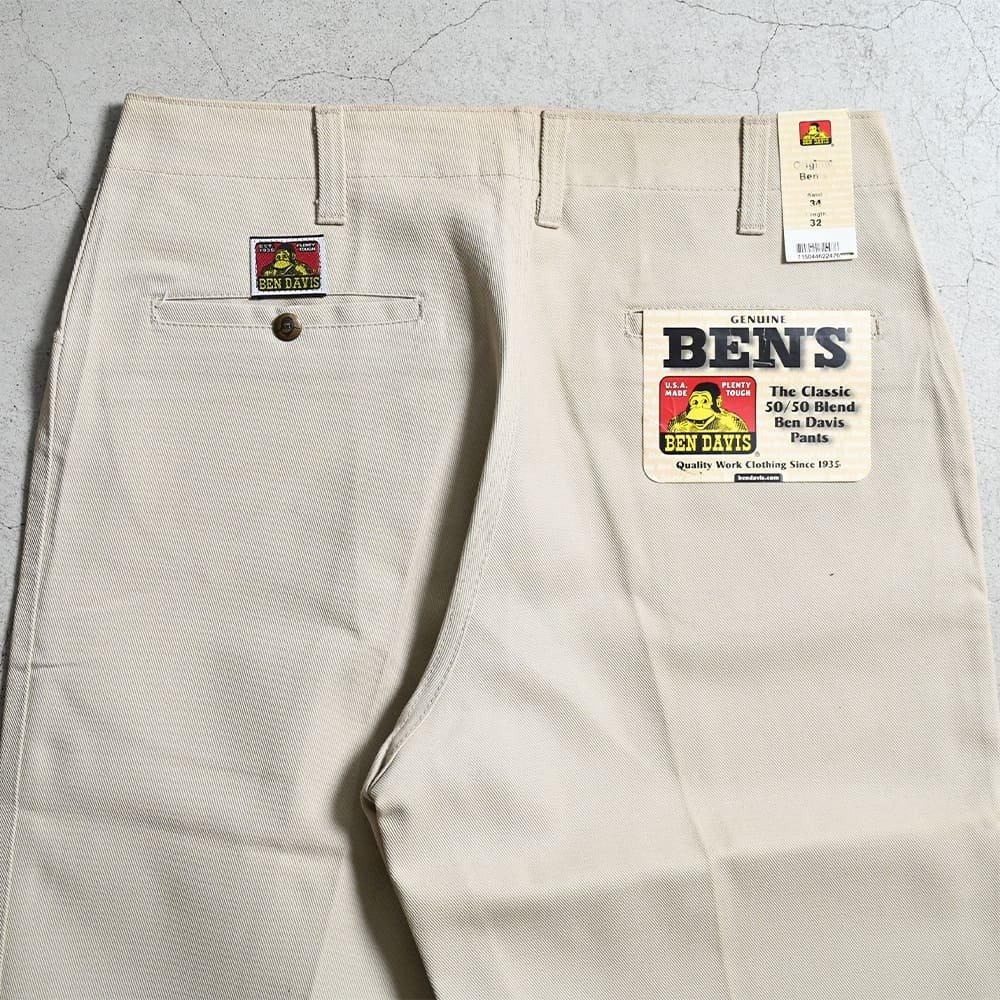 BEN DAVIS BEIGE 32/32 MADE IN USA